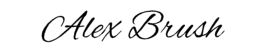 Choose Alex-Brush Font